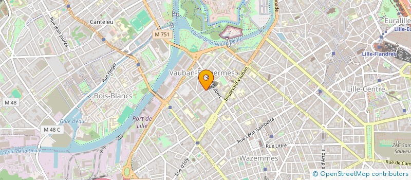 localisation de l'entreprise 824 432 439  à LA MADELEINE