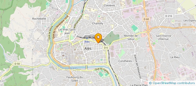 localisation de l'entreprise 824 460 588 à ALES