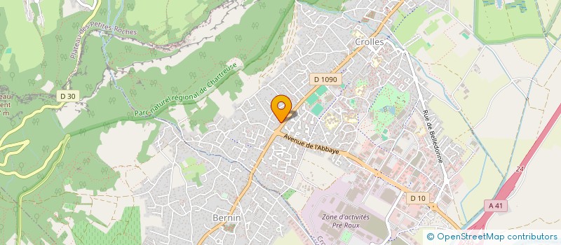 localisation de l'entreprise 824 498 968   CROLLES