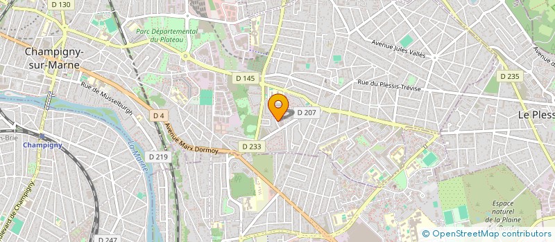 localisation de l'entreprise 824 508 618   CHAMPIGNY-SUR-MARNE