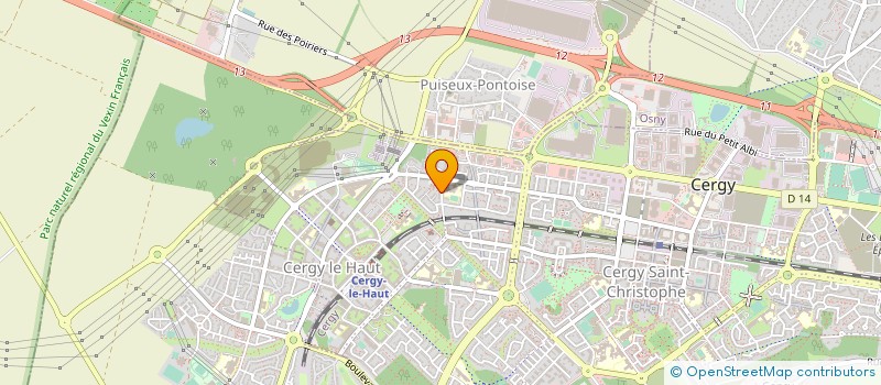 localisation de l'entreprise 824 516 512   CERGY