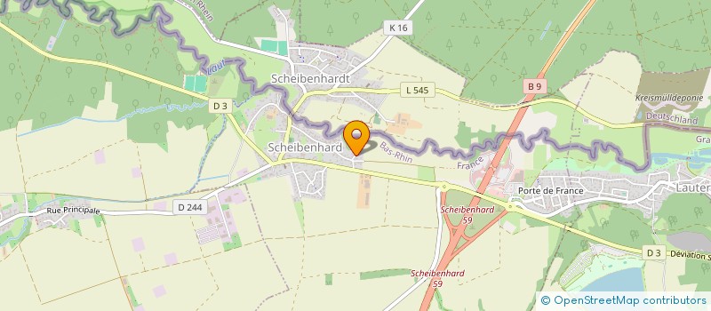 localisation de l'entreprise 824 535 520   SCHEIBENHARD