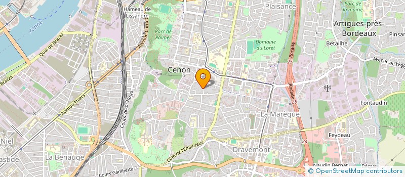 localisation de l'entreprise 824 548 671   CENON