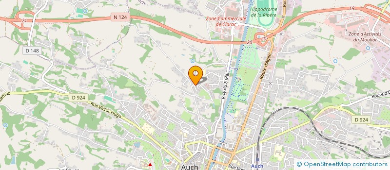 localisation de l'entreprise 824 576 516   AUCH