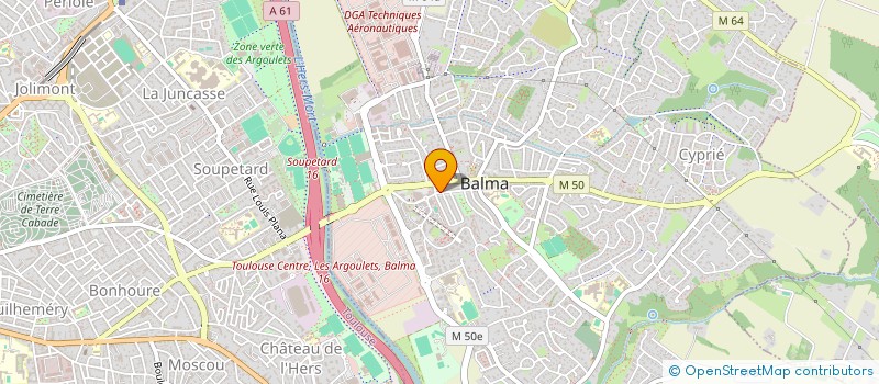 localisation de l'entreprise 824 576 524   BALMA