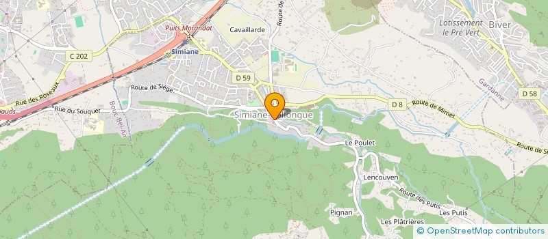 localisation de l'entreprise 824 656 581   SIMIANE-COLLONGUE