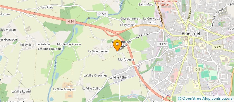 localisation de l'entreprise 824 700 488   PLOERMEL