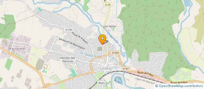localisation de l'entreprise 824 708 325   LE MUY