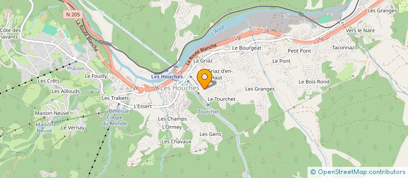 localisation de l'entreprise 824 731 756   LES HOUCHES