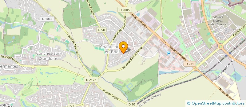 localisation de l'entreprise 824 733 885   CHANTELOUP-EN-BRIE