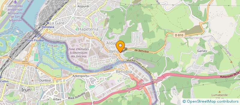 localisation de l'entreprise 824 755 755   URRUGNE