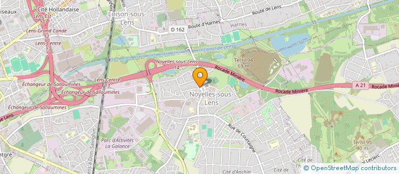 localisation de l'entreprise 824 761 399   LENS