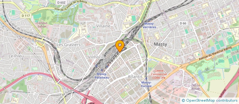 localisation de l'entreprise 824 816 938   MASSY