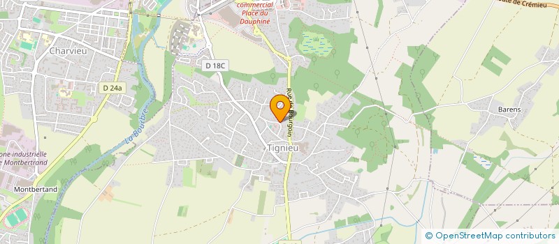 localisation de l'entreprise 824 826 069   TIGNIEU-JAMEYZIEU