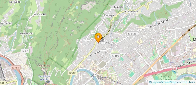 localisation de l'entreprise 824 832 273 à LA TRONCHE