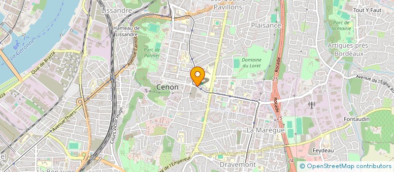 localisation de l'entreprise 824 837 371   CENON