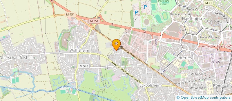 localisation de l'entreprise 824 849 970   ECKBOLSHEIM