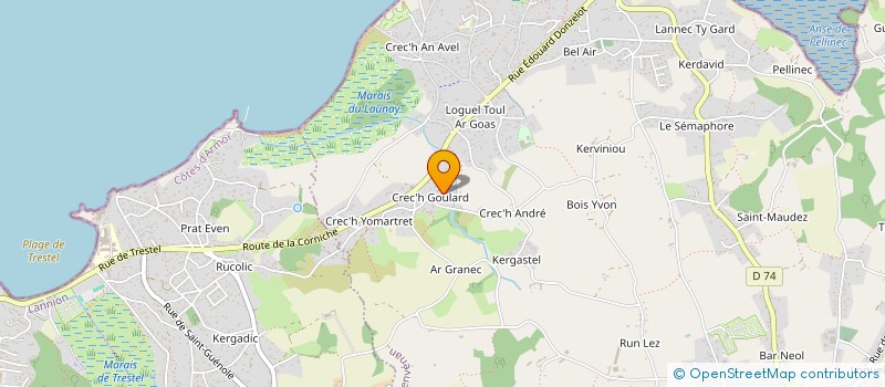 localisation de l'entreprise 824 879 167 à PENVENAN