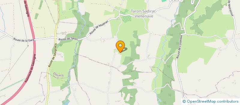 localisation de l'entreprise 824 895 890   TARON-SADIRAC-VIELLENAVE