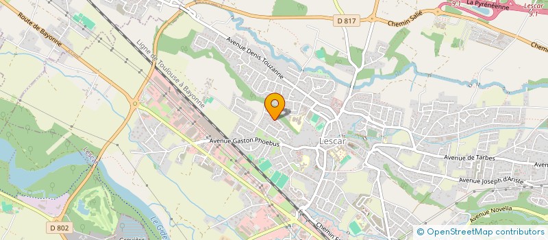 localisation de l'entreprise 824 917 470   LESCAR