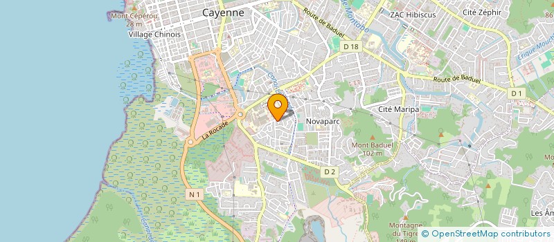 localisation de l'entreprise 824 988 885   CAYENNE