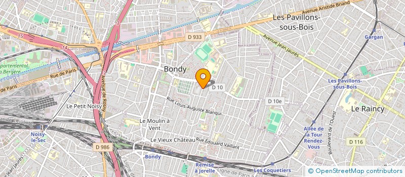 localisation de l'entreprise 825 000 698   BONDY