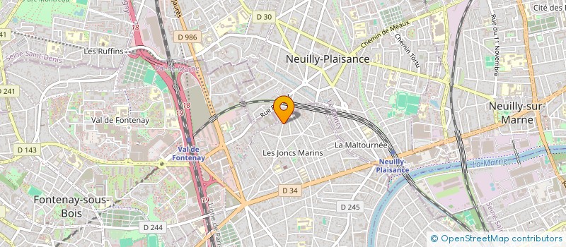 localisation de l'entreprise 825 006 885   LE PERREUX-SUR-MARNE