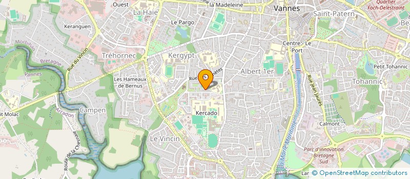 localisation de l'entreprise 825 018 781  à VANNES