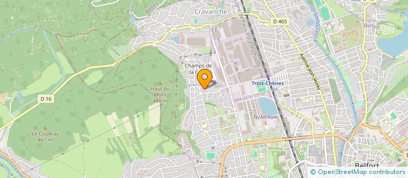 localisation de l'entreprise 825 054 109   BELFORT
