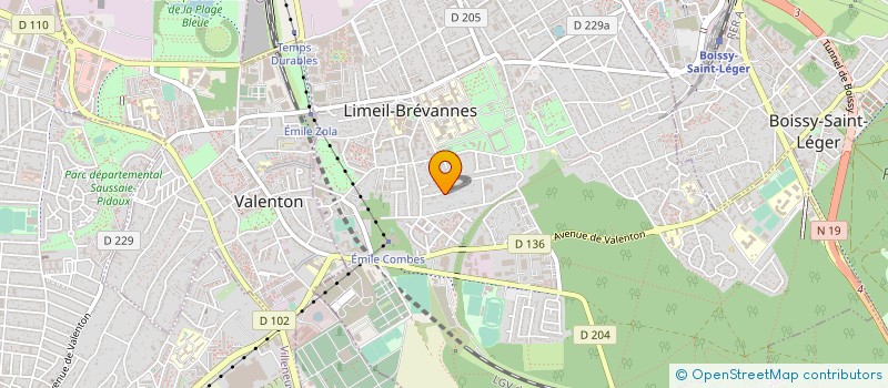 localisation de l'entreprise 825 054 703   LIMEIL-BREVANNES