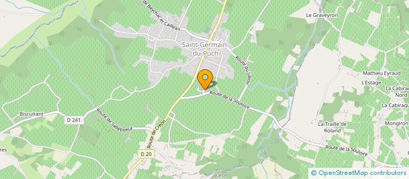 localisation de l'entreprise 825 086 523   SAINT-GERMAIN-DU-PUCH