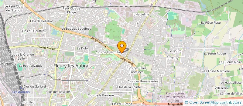 localisation de l'entreprise 825 089 022 à FLEURY-LES-AUBRAIS