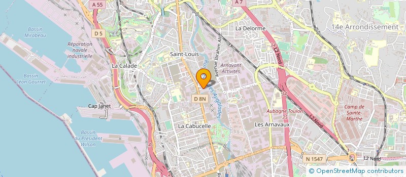 localisation de l'entreprise 825 100 399 à MARSEILLE