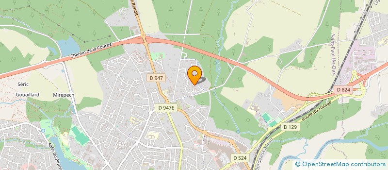 localisation de l'entreprise 825 104 607   SAINT-PAUL-LES-DAX