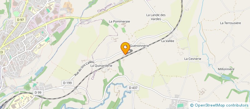 localisation de l'entreprise 825 113 590   COURCY