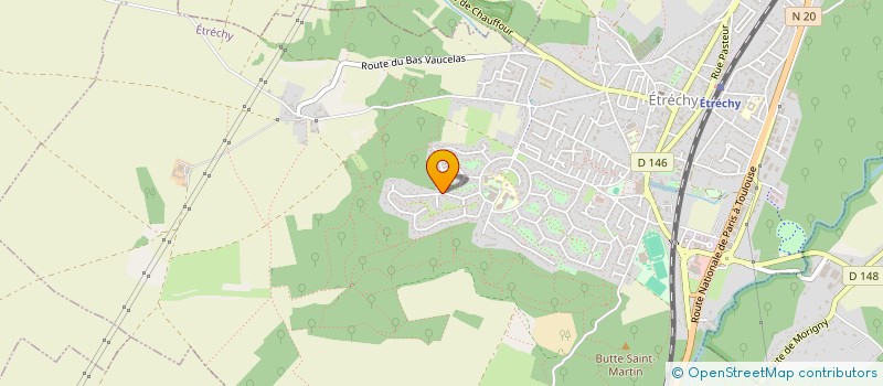 localisation de l'entreprise 825 136 468   ETRECHY