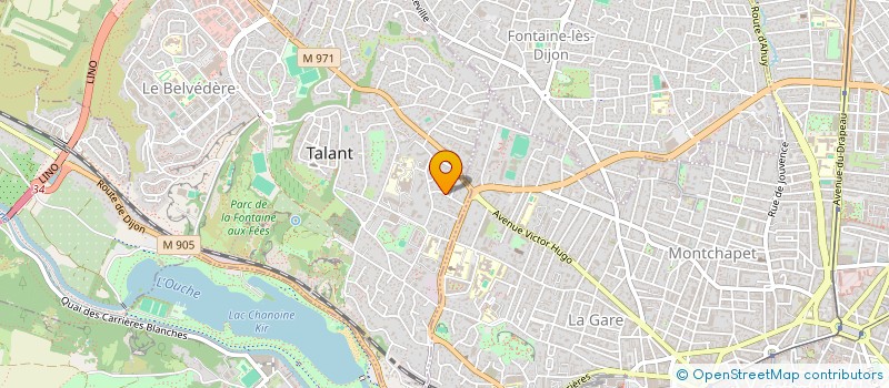 localisation de l'entreprise 825 164 742  à DIJON