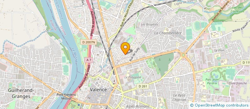 localisation de l'entreprise 825 184 559   VALENCE