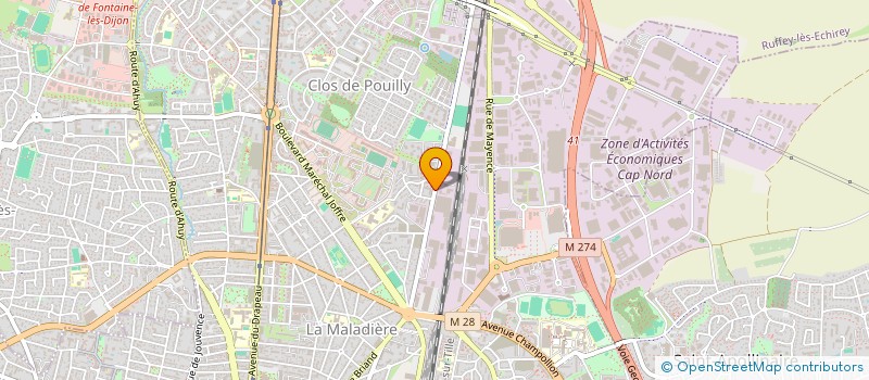 localisation de l'entreprise 825 198 864   ARC-SUR-TILLE