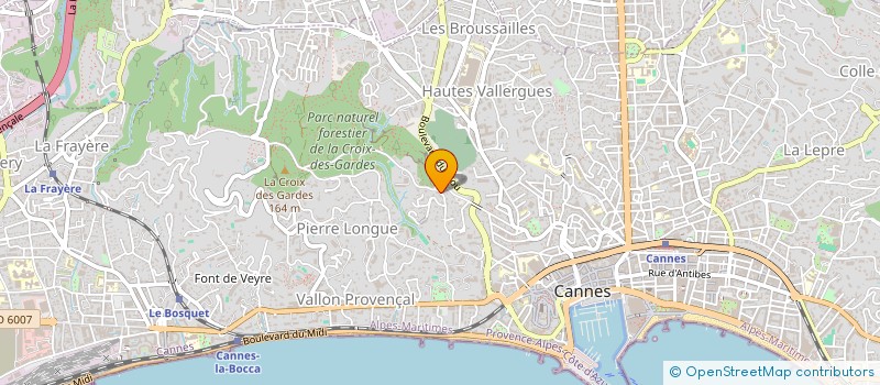 localisation de l'entreprise 825 198 930  à LE CANNET