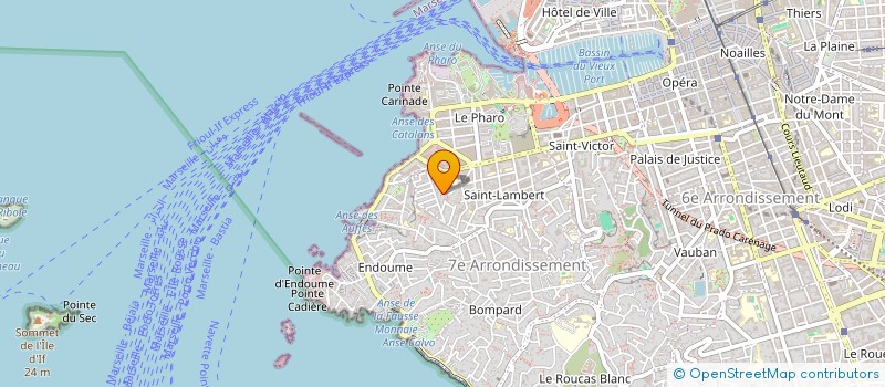 localisation de l'entreprise 825 214 109   MARSEILLE