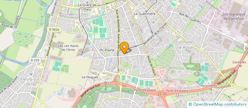 localisation de l'entreprise 825 260 110   BOURGUEBUS