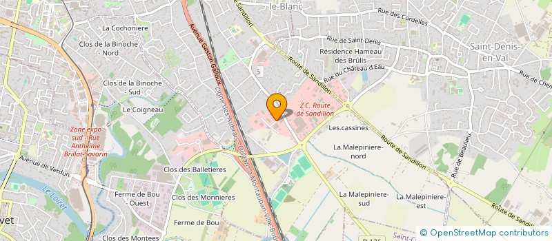 localisation de l'entreprise 825 289 101 à TRAINOU