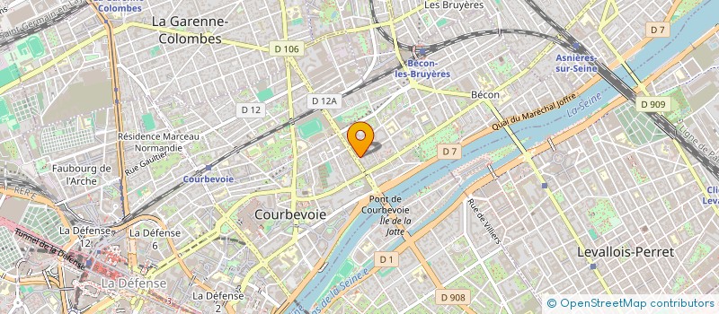 localisation de l'entreprise 825 294 366 à COURBEVOIE