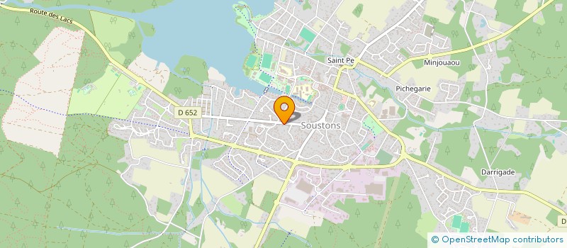 localisation de l'entreprise 825 350 465   SOUSTONS