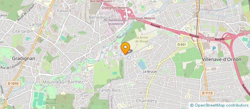 localisation de l'entreprise 825 365 448  à VILLENAVE-D'ORNON