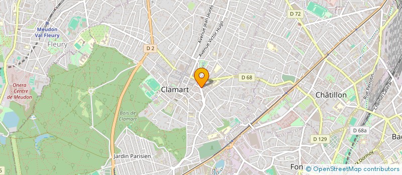 localisation de l'entreprise 825 375 827 à CLAMART