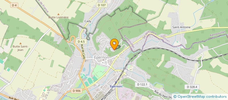 localisation de l'entreprise 825 383 557 à EPERNON