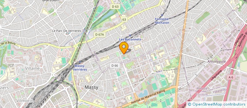 localisation de l'entreprise 825 383 607 à ANTONY
