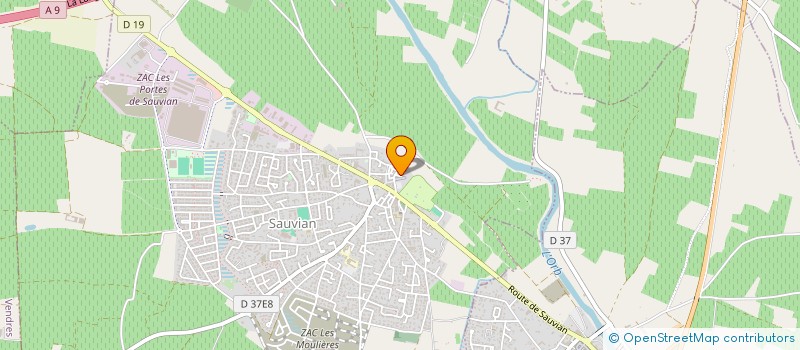 localisation de l'entreprise 825 395 932   SERIGNAN